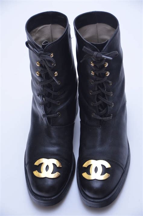 chanel boot gold|vintage chanel boots.